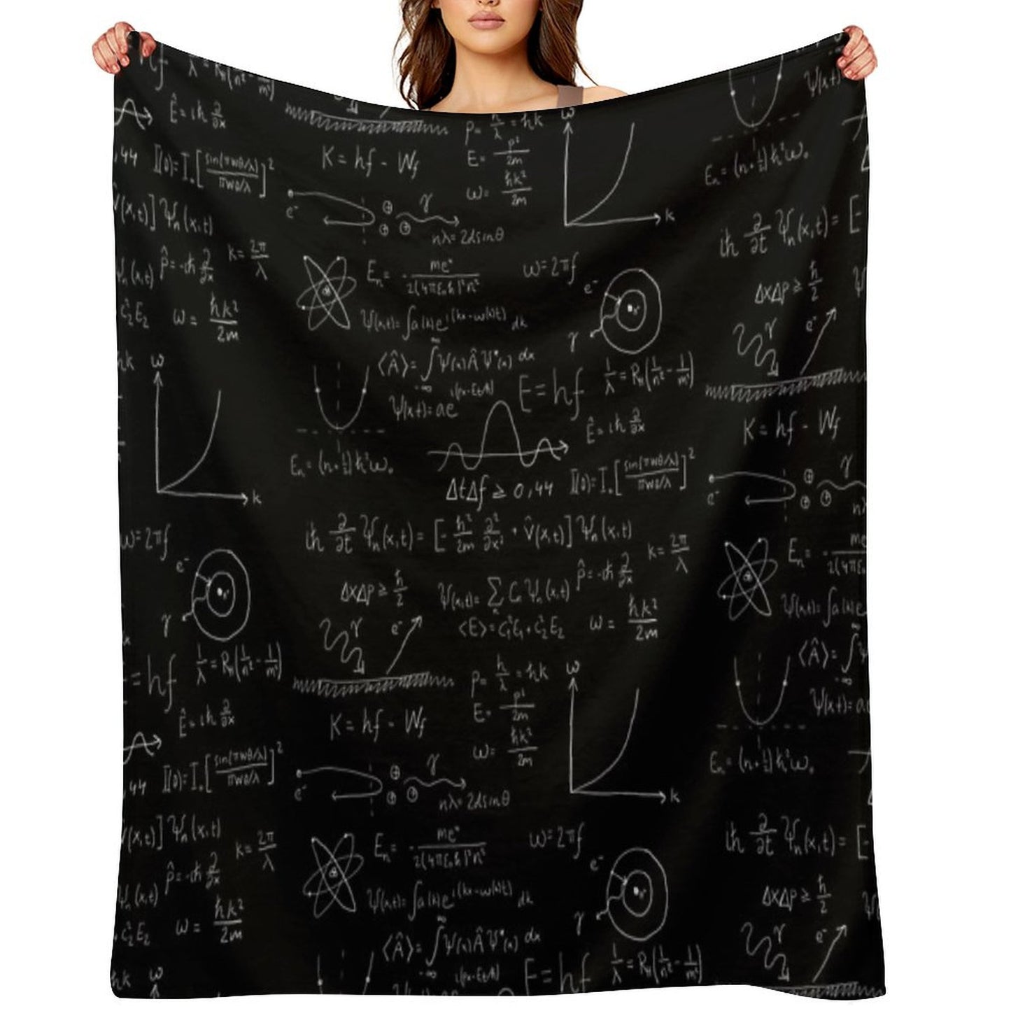 Quantum Physics Throw Blanket