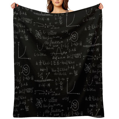 Quantum Physics Throw Blanket