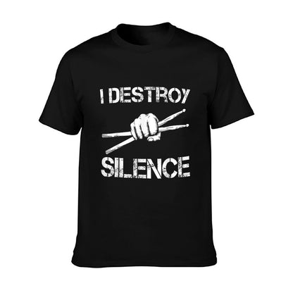 Drummer Art Drumsticks Men Women Drum Set Drumming Lovers T-Shirt