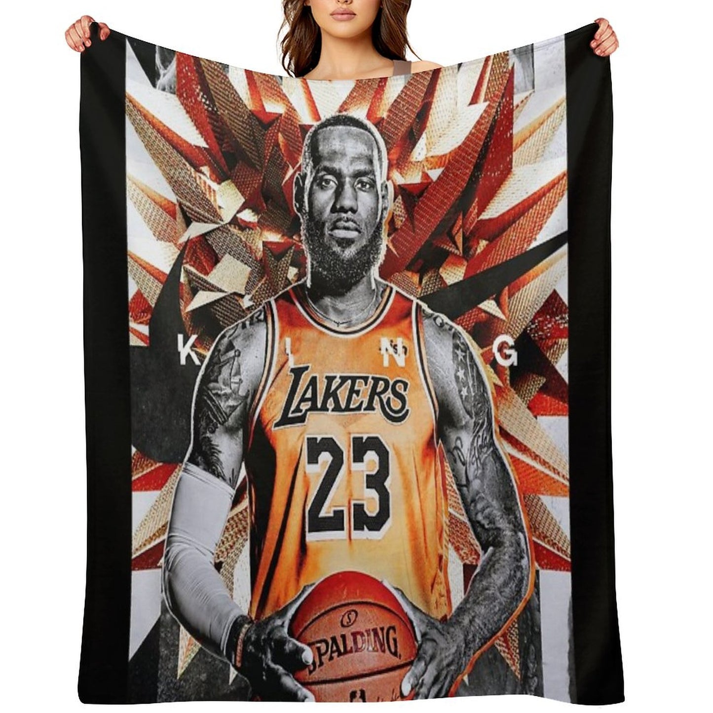 The King James 23 Throw Blanket
