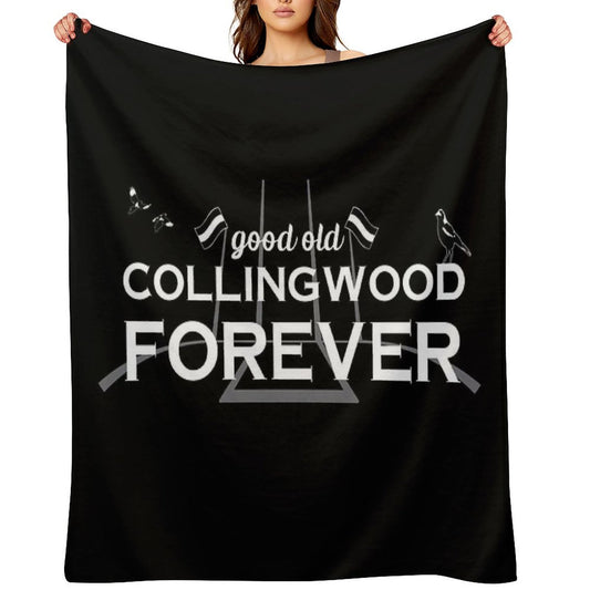 Good Old Collingwood Forever - Collingwood Theme Song Throw Blanket