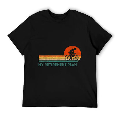 My Retirement Plan Bicycle Cycling Cyclist Retro T-Shirt