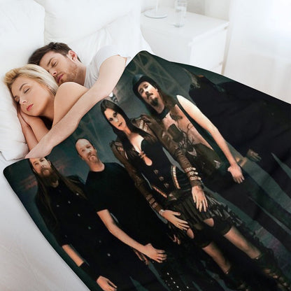 Nightwish 2 Loerrcok Human Nature World Tour 2022 Throw Blanket
