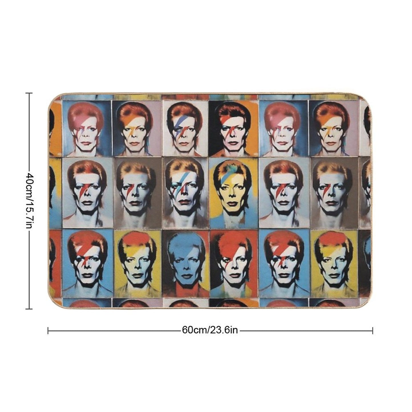 Warhol Bowie Bath Mat
