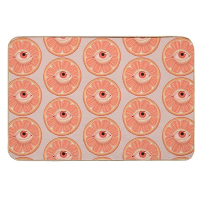 Seeing Orange  Versatile Bath Mat