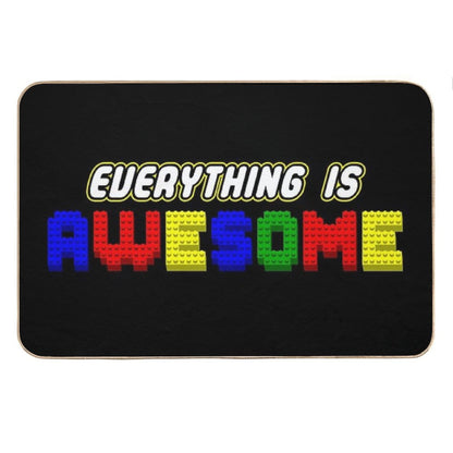 Everything Is Awesome (in 3D) Bath Mat