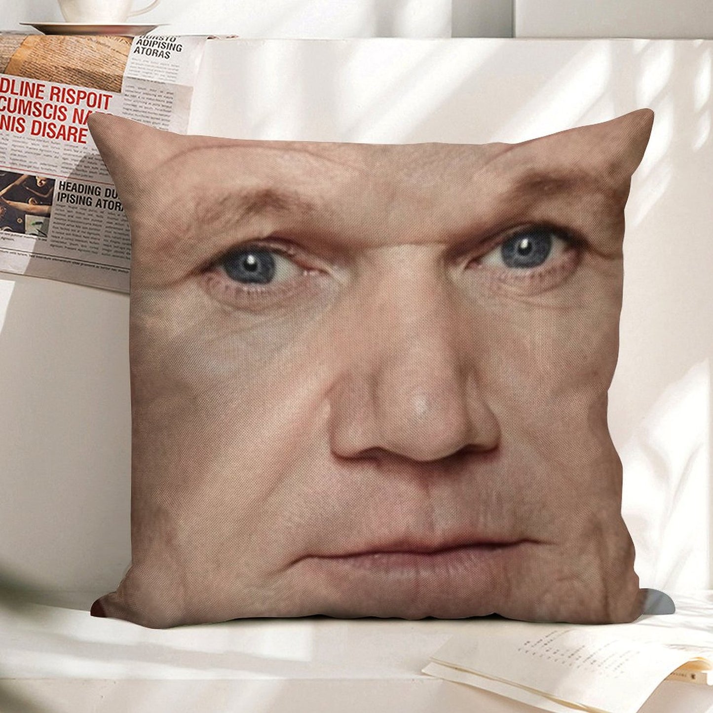 Gordon Ramsay Linen Throw Pillow Cover