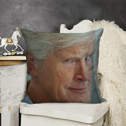 Dateline Keith Morrison - Really Linen Throw Pillow Cover