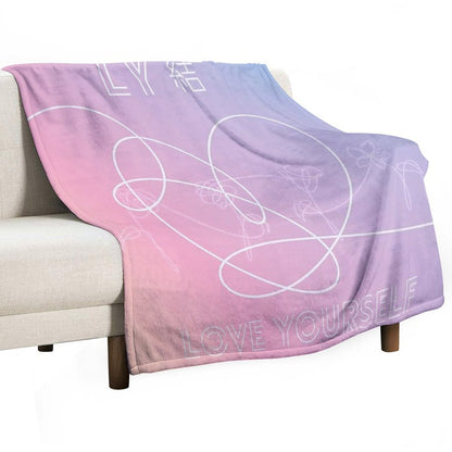 BTS LOVE YOURSELF Throw Blanket