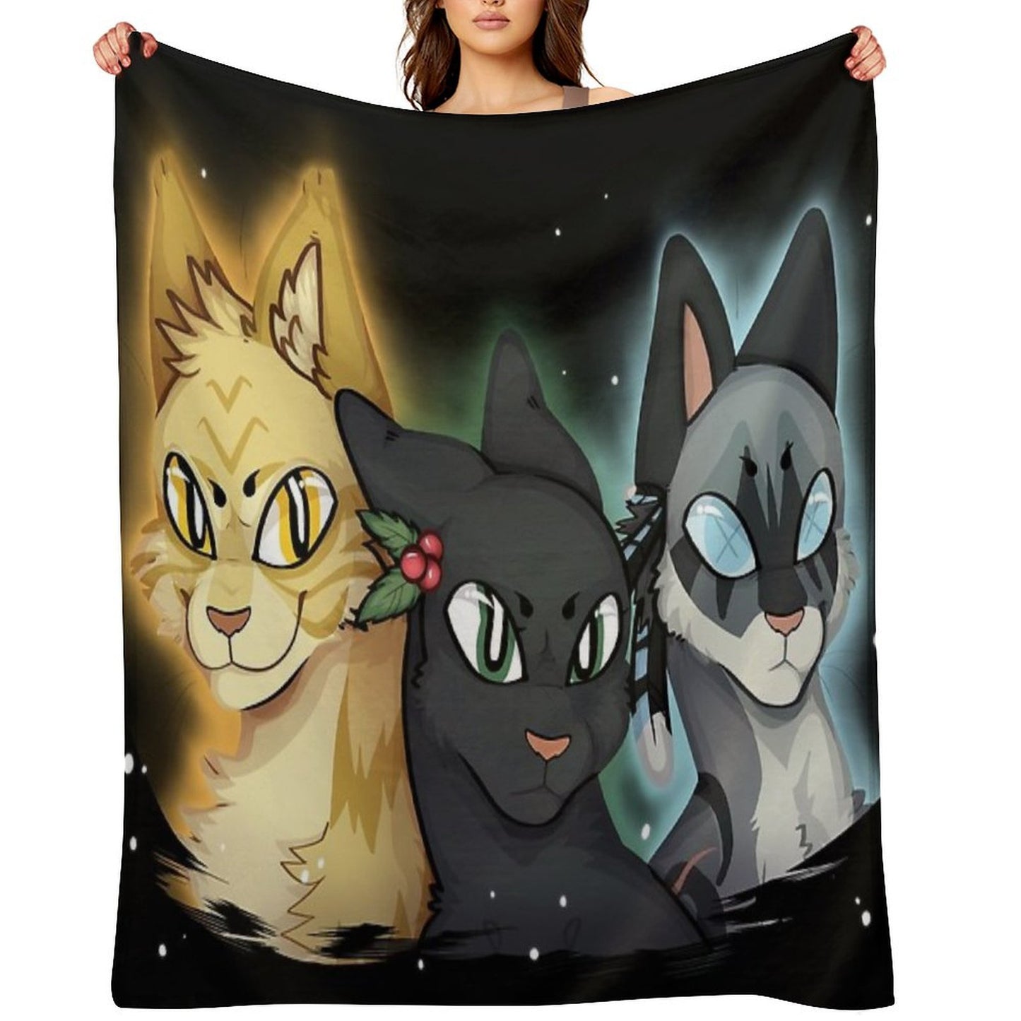 Power of Three Throw Blanket