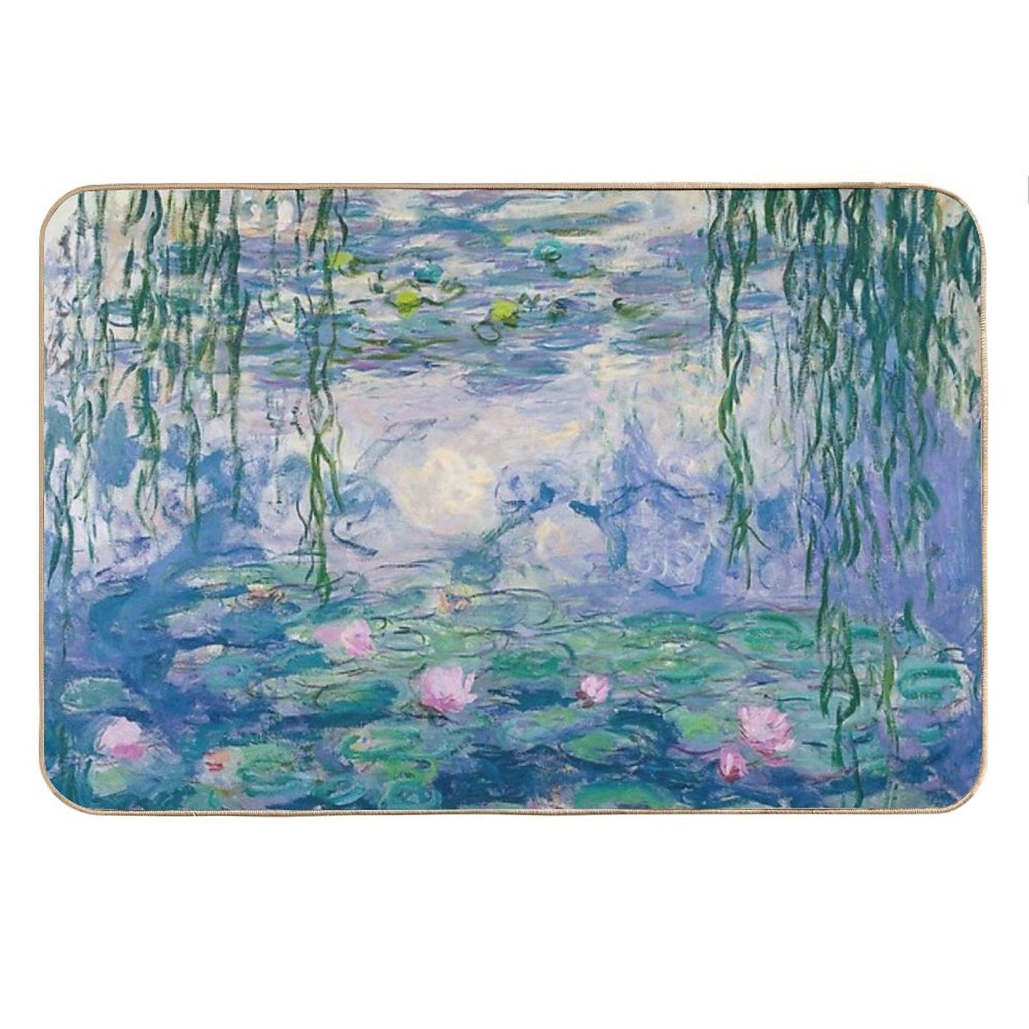 Water Lilies Claude Monet Fine Art Bath Mat