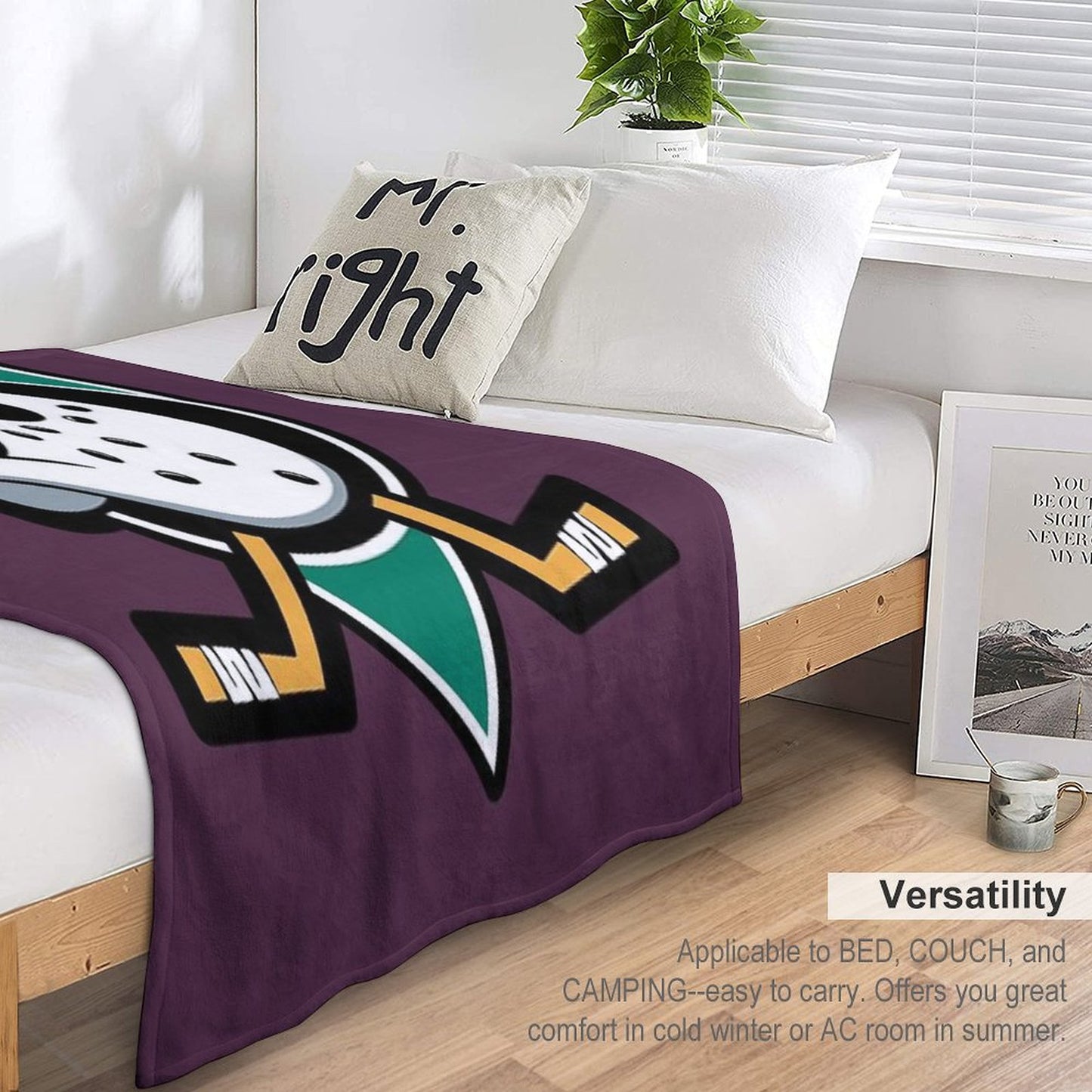 Mighty Ducks Throw Blanket