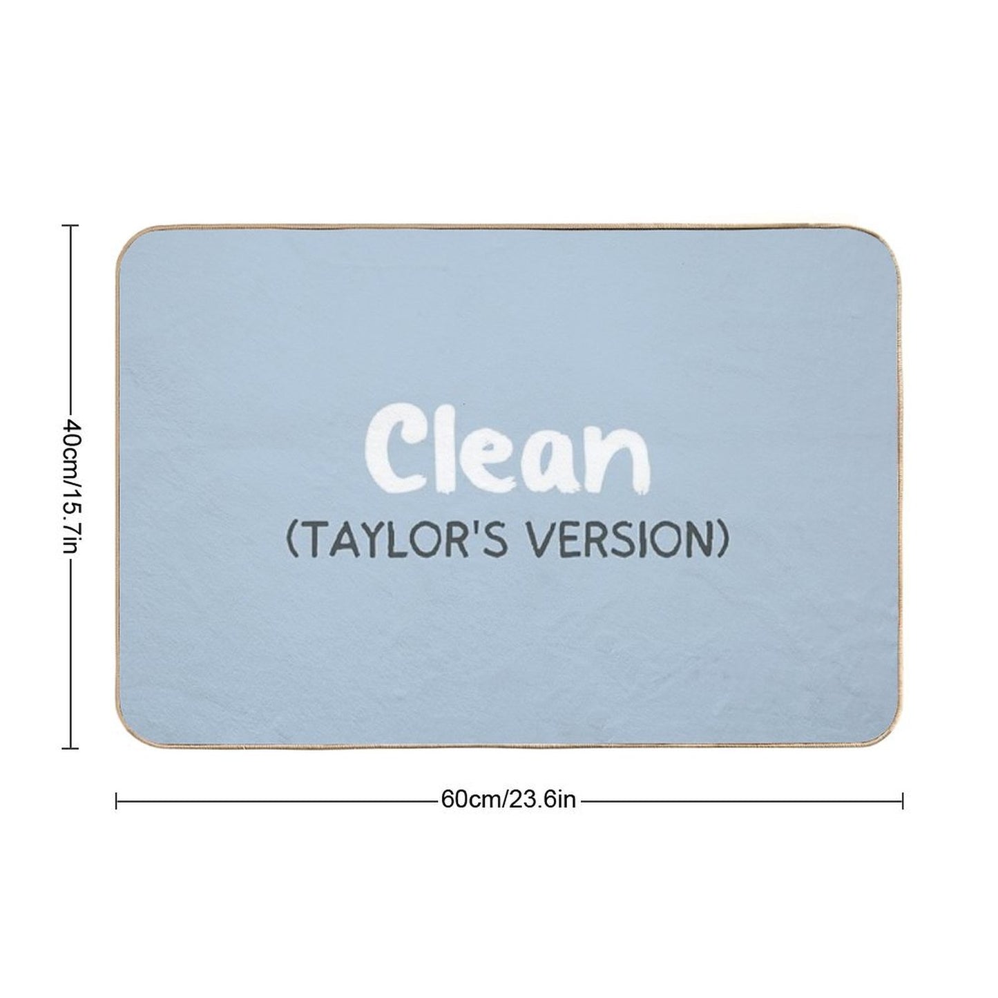 Clean Taylors Version Bath Mat
