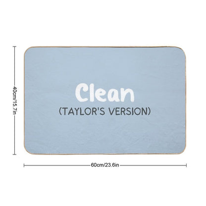 Clean Taylors Version Bath Mat