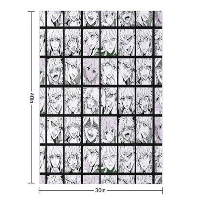 Nagito Manga Collection (Colored) Throw Blanket