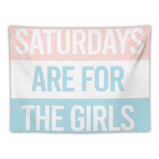 Pastel Saturdays Are for The Girls Tapestry