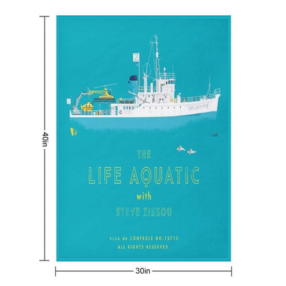 The Life Aquatic with Steve Zissou Throw Blanket