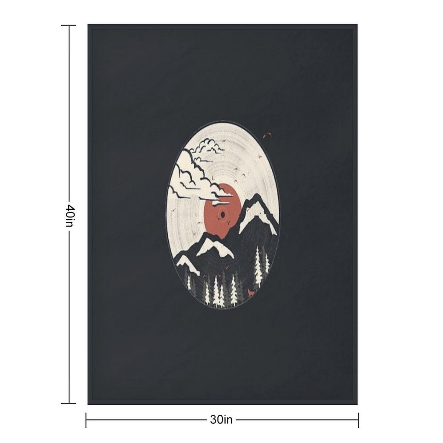 MTN LP... Throw Blanket