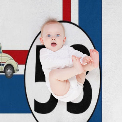 Herbie Fully Loaded Fan Art Throw Blanket