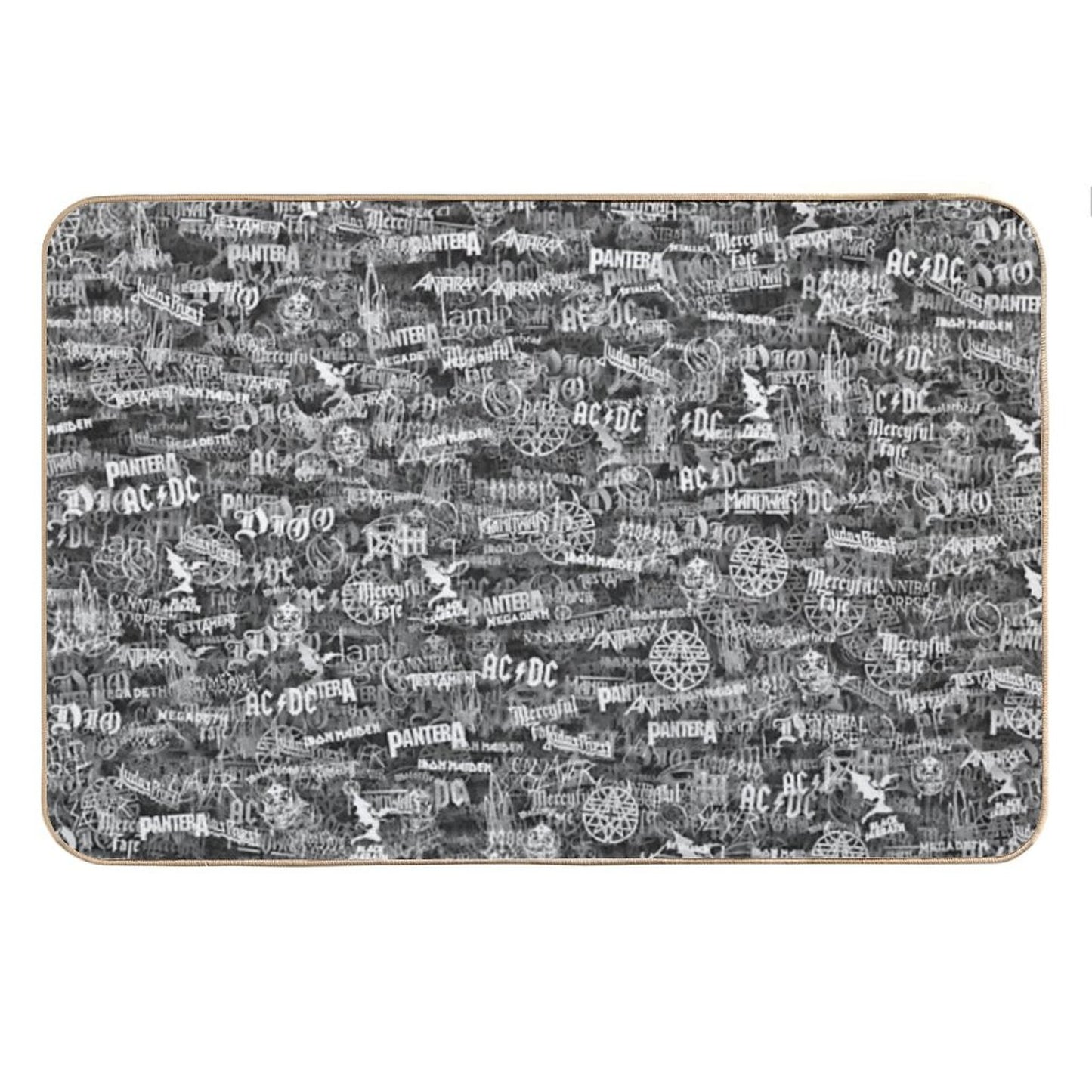 Heavy Metal Bands Bath Mat