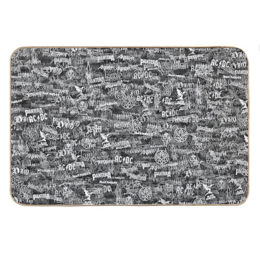 Heavy Metal Bands Bath Mat