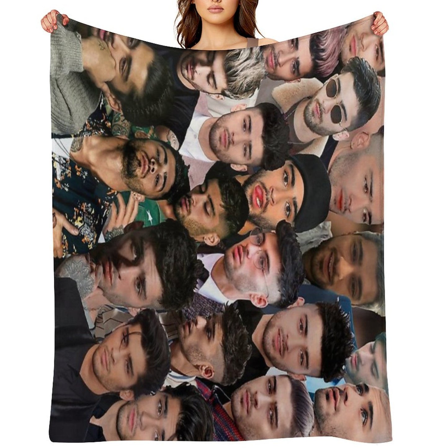 ZaynMalik Photo Collage Throw Blanket