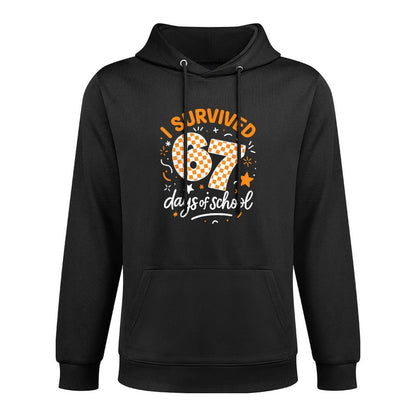 I Survived 67 Days of School Funny Six Seven 6 7 Meme Z Gen Colorfast Hoodie