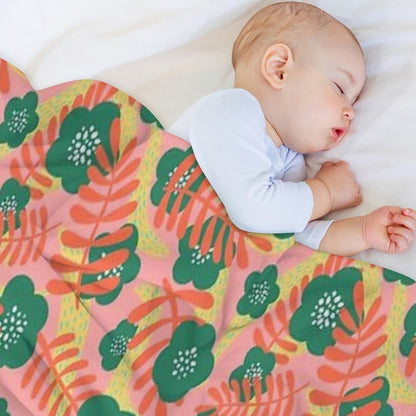 Bright Florals Throw Blanket