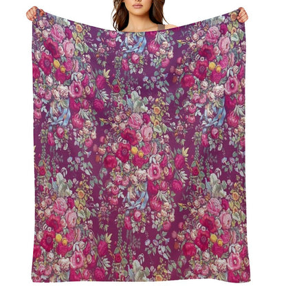 Bouquety Throw Blanket