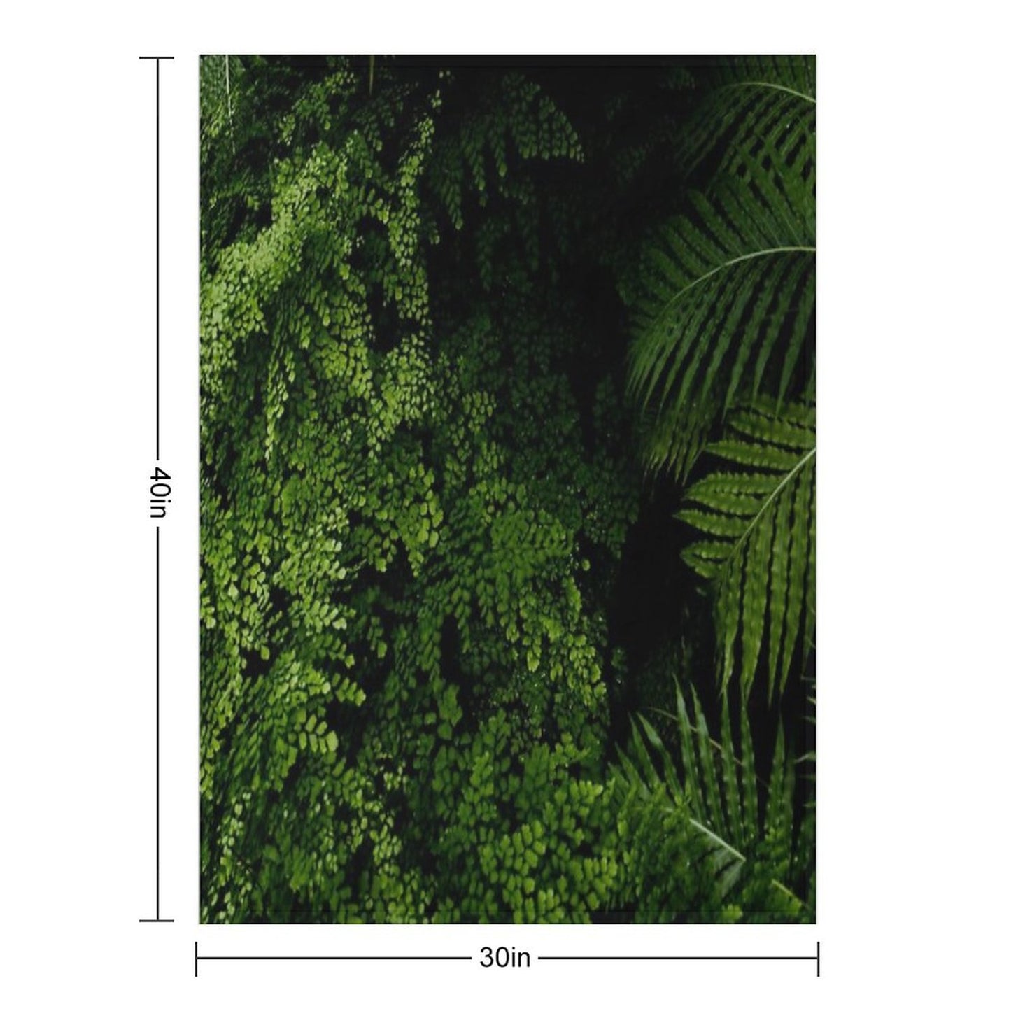 Tropical Jungle Throw Blanket