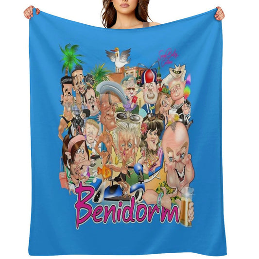 Benidorm! Throw Blanket