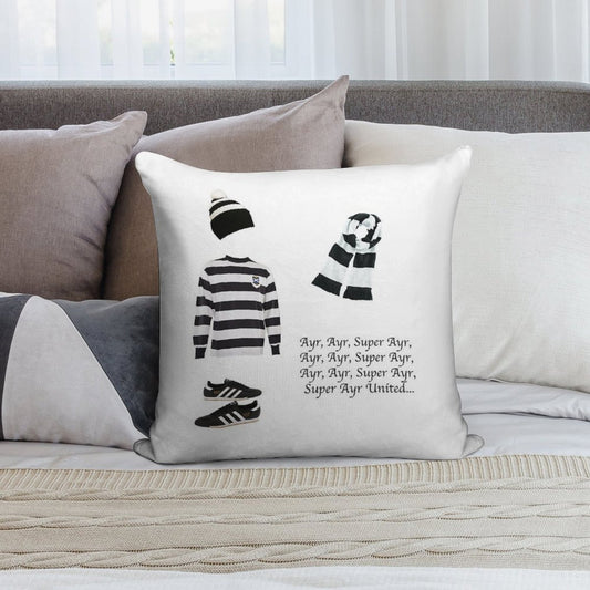 Ayr United Fc Soft Gift Ready Throw Pillow