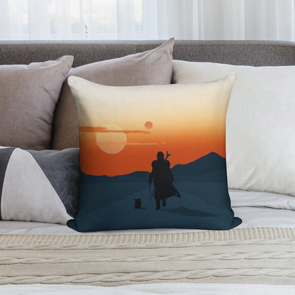 This Is The Way Soft Fade-Resistant Throw Pillow