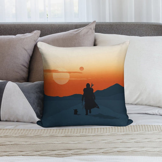 This Is The Way Soft Fade-Resistant Throw Pillow