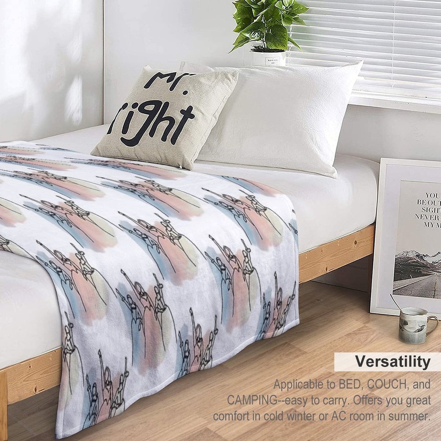 Schuyler Sisters Design Throw Blanket