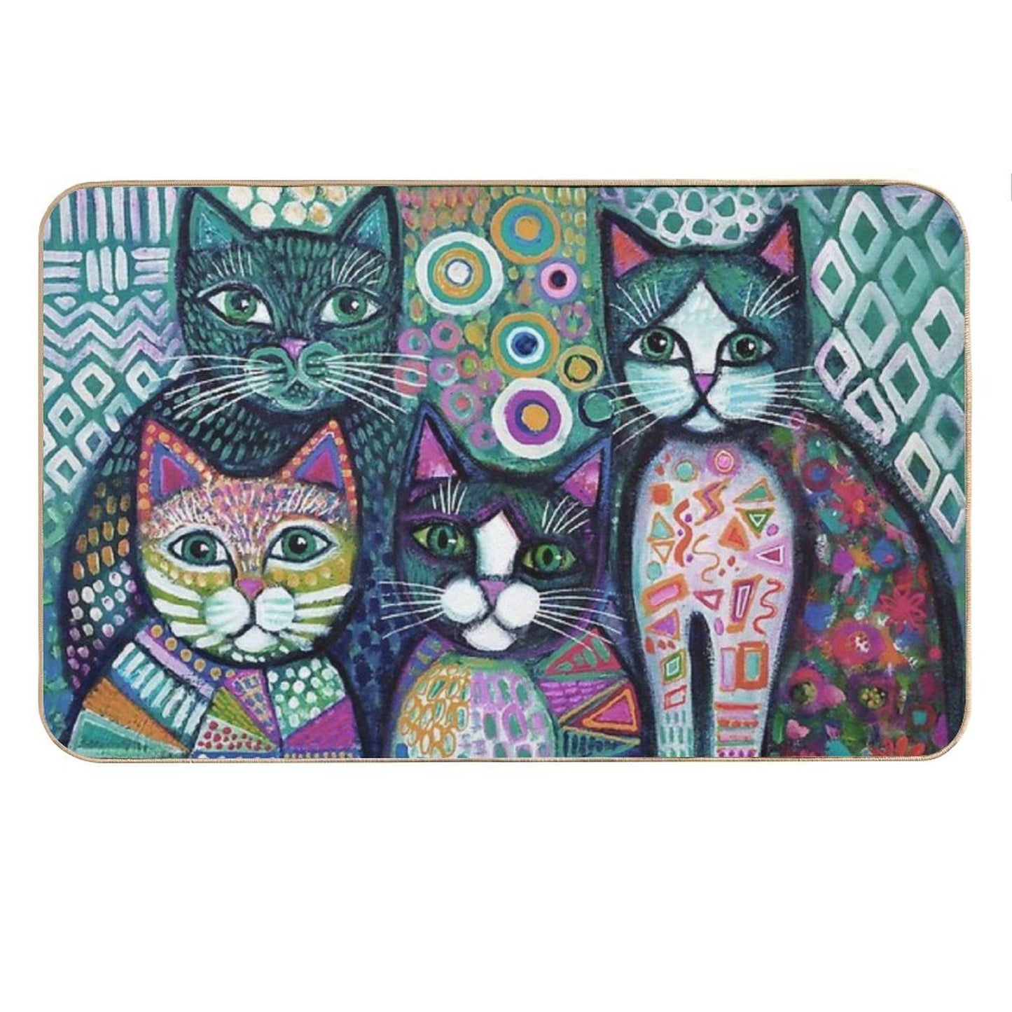 Quirky Cats Bath Mat