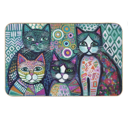 Quirky Cats Bath Mat