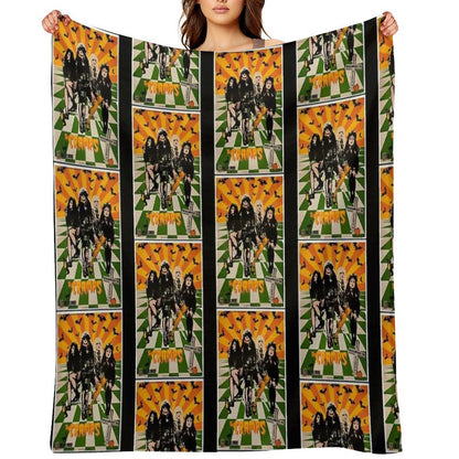 The Cramp's Halloween Throw Blanket
