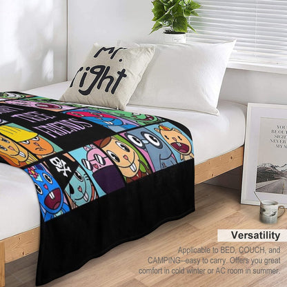 Happy Tree Friends Throw Blanket