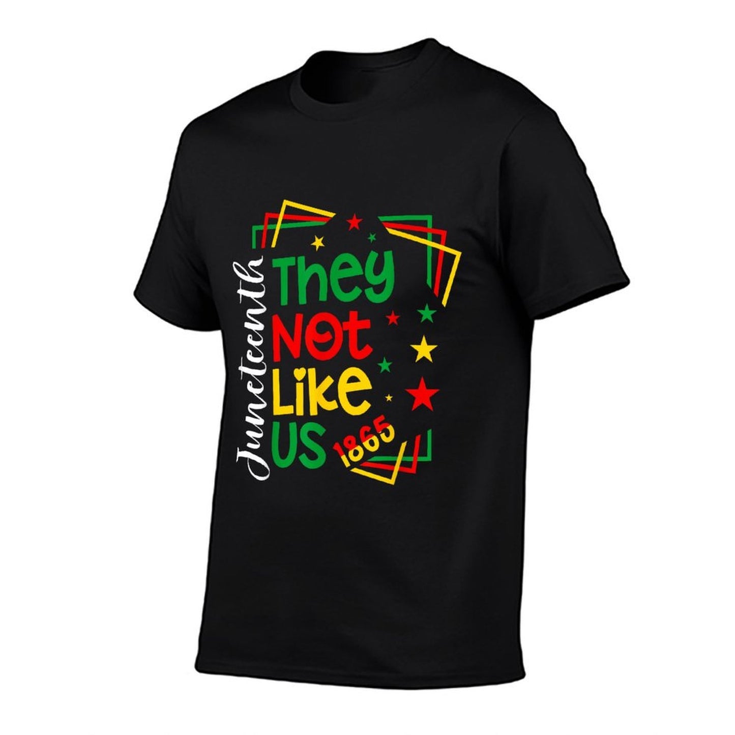 Funny Juneteenth 1865 They Dont Like Us, Vintage Juneteenth  Versatile T-Shirt