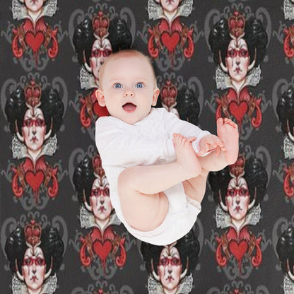 Queen of Hearts Throw Blanket