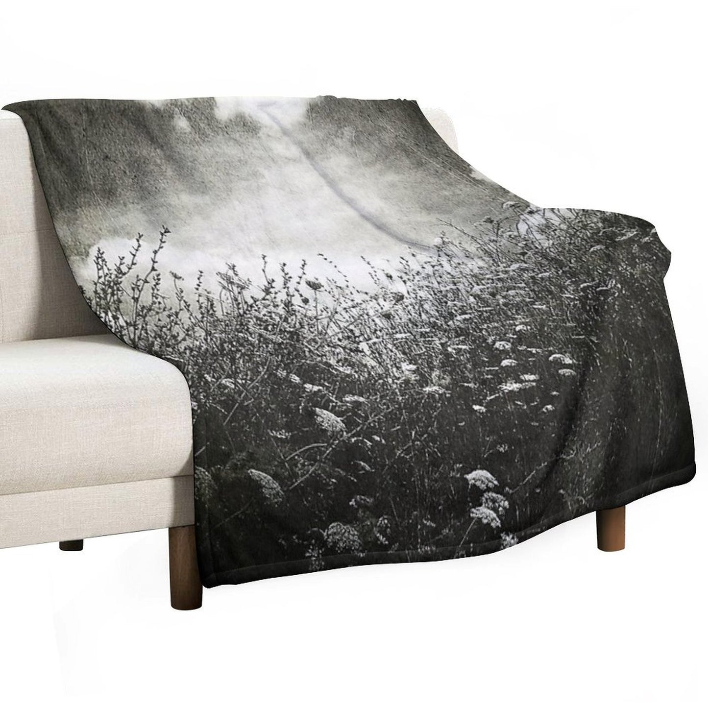 Counting Flowers Like They Were Stars Throw Blanket