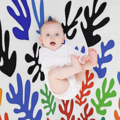 Matisse Floral Pattern #1 Throw Blanket