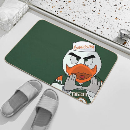 University of Miami - Sebastian The Ibis Bath Mat