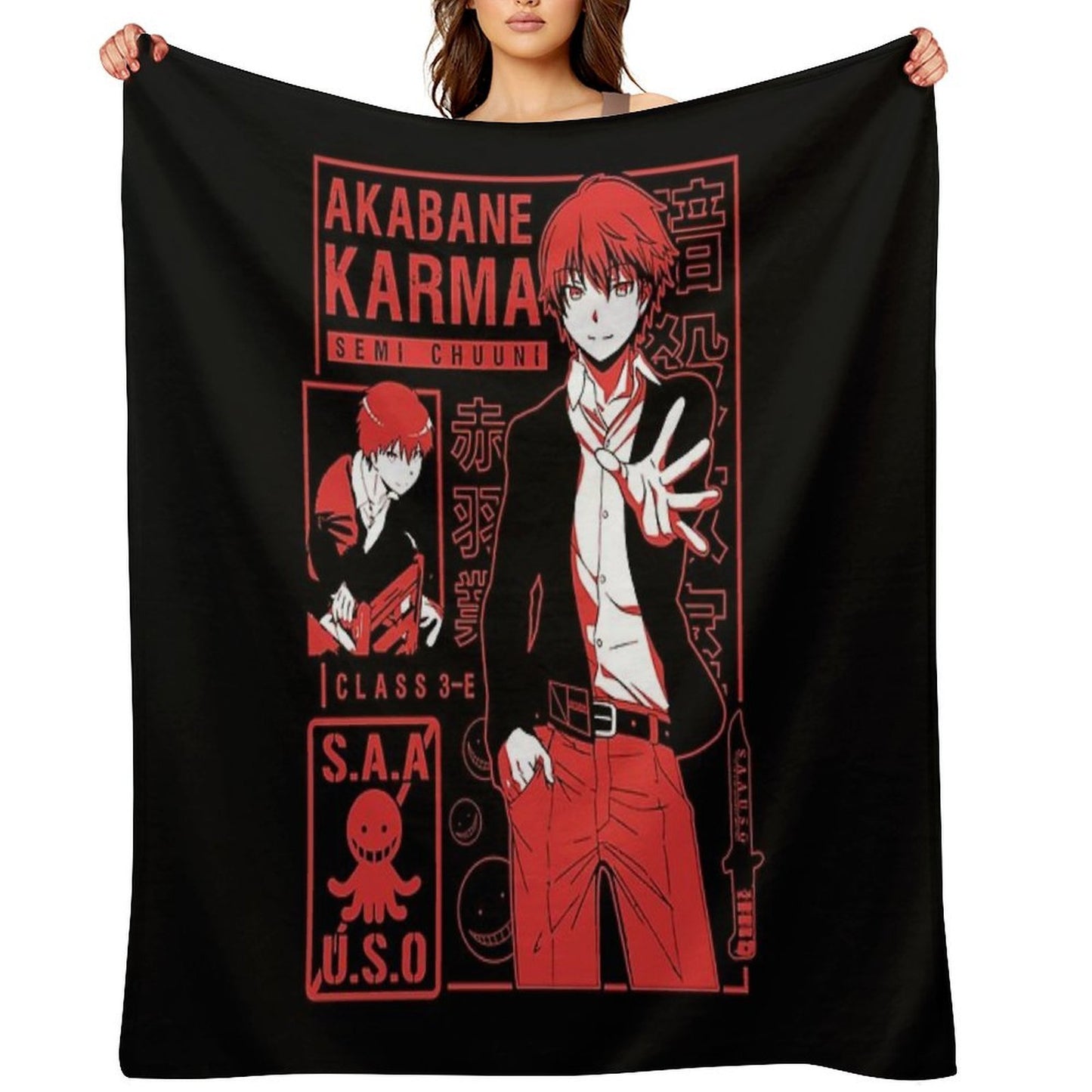 KARMA AKABANE Classic Throw Blanket