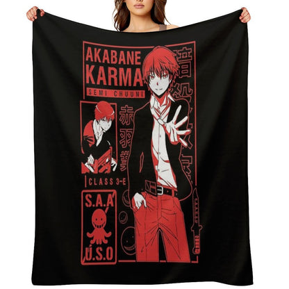 KARMA AKABANE Classic Throw Blanket