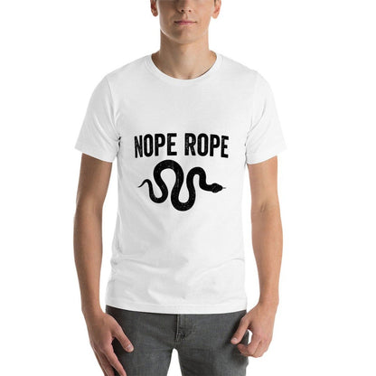 Funny Snake Nope Rope  Cotton T-Shirt