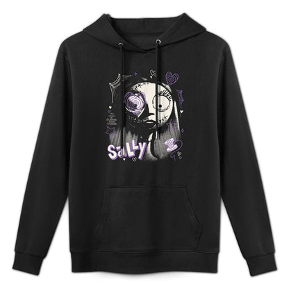 Nightmare Before Christmas - Sally Face Oversized Shrink-Resistant Hoodie
