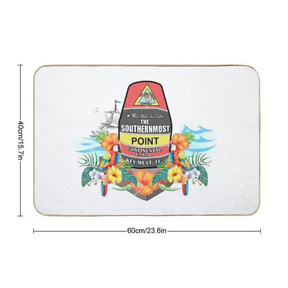 Southernmost Point Key West Bath Mat