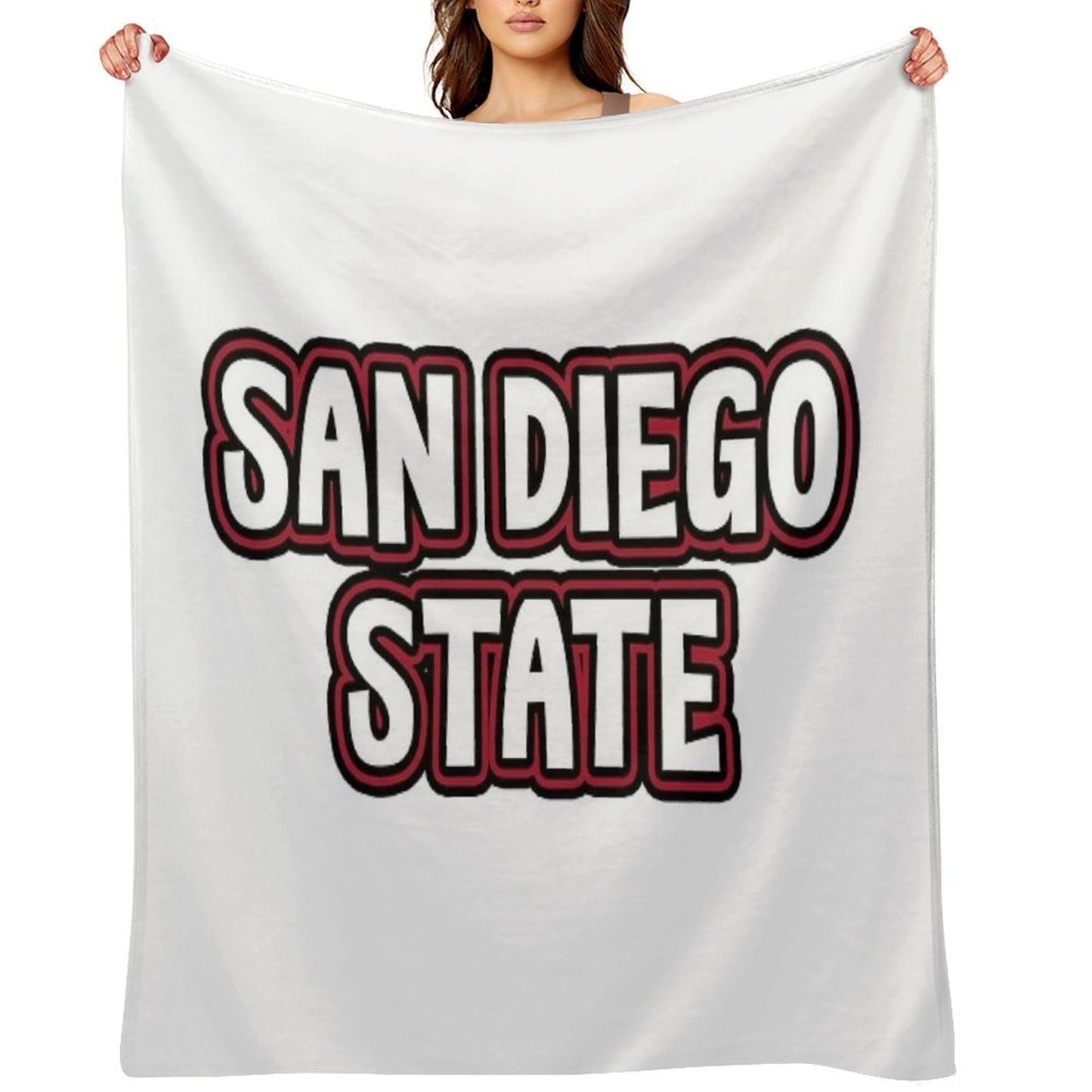 San Diego State Throw Blanket